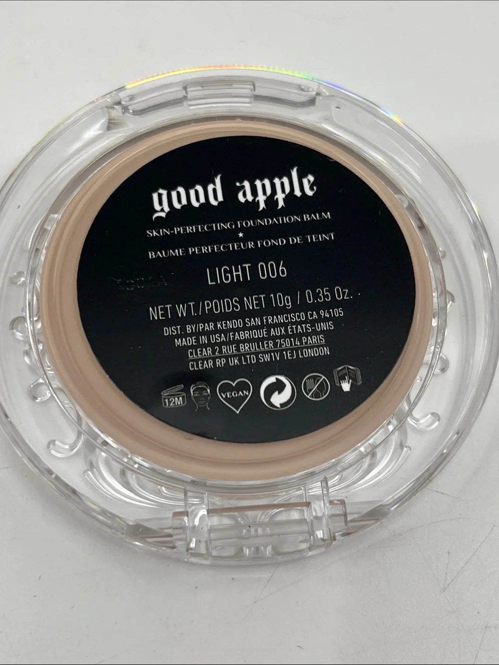 KVD Beauty Good Apple Perfecting Foundation Balm - Light 006 - Full Size